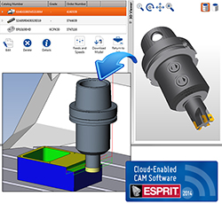 Produktbild från företaget Holotech CAD/CAM AB - ESPRIT 2014 Cloud-Enabled CAM programvara för högre produktivitet